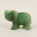 and d atural n Aenturine Jade Stone Craing Elephant Statue ecor ome ecoration. 