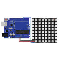 A02R 3 x U 64 LED Matrix Panel CJMCU-8X8 Module Compatible with for Arduino and for Raspberry Pi. 