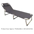 Portable Camping Bed Alloy Folding Camping Cot Comfortable Stable for Road Trip. 