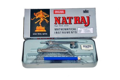 Natraj Mathematical Instrument Set (Natraj Math Set / Geometry Set specially for School and higher education students) - 01