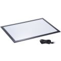 A2 LED Light Box Drawing Tracing Tracer Copy Board Table Pad Panel Copyboard with Memory Function Stepless Brightness Controls. 