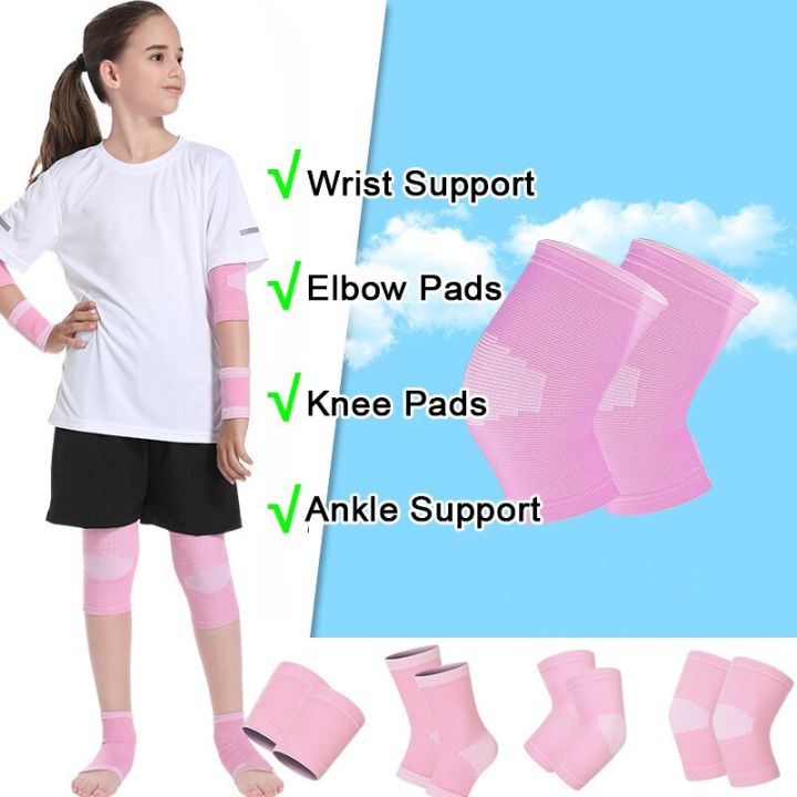 8Pcs/Set%20Girls%20Boy%20Sports%20Knee%20Pads%20Elbow%20Pads%20Wrist%20Guards%20Ankle%20Brace%20Outdoor%20Skating%20Cycling%20Knee%20Support%20Protective%20Gear%20-%20Image%202