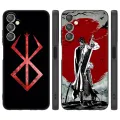 Anime Berserk Guts Black Case For Samsung Galaxy A15 A14 A05 A34 A54 A52S A53 A33 A23 A24 A13 A12 A22 A32 A50 A51 A70 A71 A73 5G. 