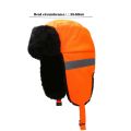 Russian Style Thickened Trapper Hat Warm Waterproof Ski Hat Reflective Strips Design Windproof Earflap Hat Winter Outdoor Activities. 