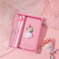Kids Gift School Office Supply Diary Pen Kawaii Stationery Book Notepad Notebook Unicorn Set Cute. 