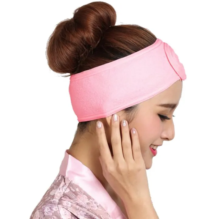 Premium%20Quality%20Soft%20Towel%20Hair%20Band%20Wrap%20Headband%20for%20Bath%20Spa%20Makeup%20Facial%20-%20Image%203