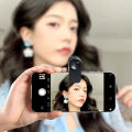 Smartphone Camera Mirror Reflection Clip Kit Portable Mobile Phone Camera Mirror Clip With Storage Bag Phone Rear Selfie Mirror A JUE. 