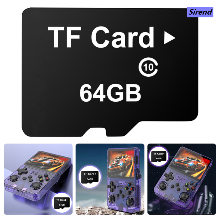 Sirend 64G Memory Card Built-in 15000+ Game Game Memory Card Video Game ...