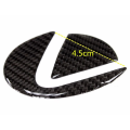 3X for IS F Sport GS ES RX NX Carbon Fiber Steering Wheel Emblem Decal Sticker. 