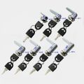 Cam Lock Security Lock 16-40mm Cabinet Cam Lock Door Barrel Drawer Filing Cabinet Post Mail Box Furniture Locker Cupboard 2 KeyBasketball. 