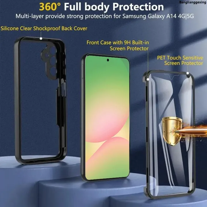 BanglianggexingA34%20A56%20A55%20A36%20A2y%20A56%20360%20%C2%B0%20Full%20Case%20for%20Samsung%20Galax4%20A35%20A25%20A15%20A53%20A13%20A14%20A52%20Shockproof%20Screen%20Protector%20-%20Image%204