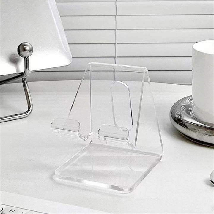 Smartphone Display Rack Universal Transparent Cell Phone Holder Acrylic Display Stand Clear ...