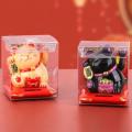 Solar Maneki Neko Lucky Cat Welcome Chinese Lucky Cat Wave Blessings Lucky Cat Pattern Home Decoration Car Interior Car Accessories Gift. 