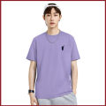 WHPOLOSPORTS Men's and Women's Casual Couple's Summer Solid Color Simple Cotton Short Sleeve Thin T T-shirt. 