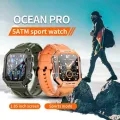LOKMAT OCEAN PRO Smartwatch 1.85 inch Full Touch Screen, Fitness Tracker, Heart Rate Monitor, Sports Mode - Black. 