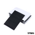 5 Pairs Strong Adhesive Fastener Tapes Stickers Bed Sheet Sofa Mat Mat Fixing Pads Anti Slip Self Adhesive PVC Strap. 