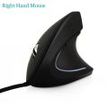 Vertical Ergonomic Mouse USB Wired Right/Left Hand Mouse with LED Light Optical Computer Mause Wrist Healthy Office Mice For PC Laptop Tablet. 