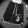 2023New Summer Mesh Ice Silk Casual Pants Men's Sports American Basketball Shorts Boys Loose Shorts. 