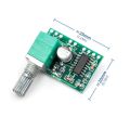 PAM8403 2x3W Mini Digital Stereo Power Amplifier Board 5V Power Class D Amplifier Module With Volume Control 1Pcs. 