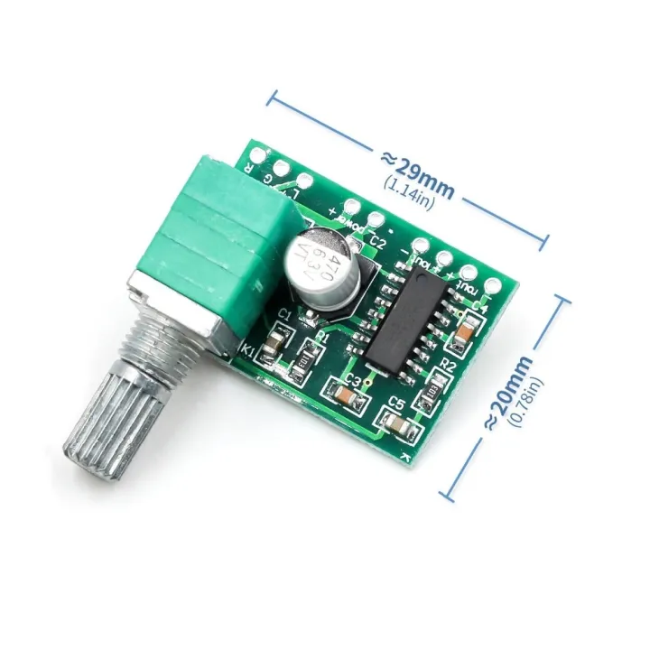 PAM8403%202x3W%20Mini%20Digital%20Stereo%20Power%20Amplifier%20Board%205V%20Power%20Class%20D%20Amplifier%20Module%20With%20Volume%20Control%201Pcs%20-%20Image%202