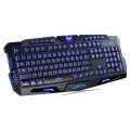 Gaming Keyboard M200 backlit LED 3 colour Illumination Red Blue Purple M200 ECO. 