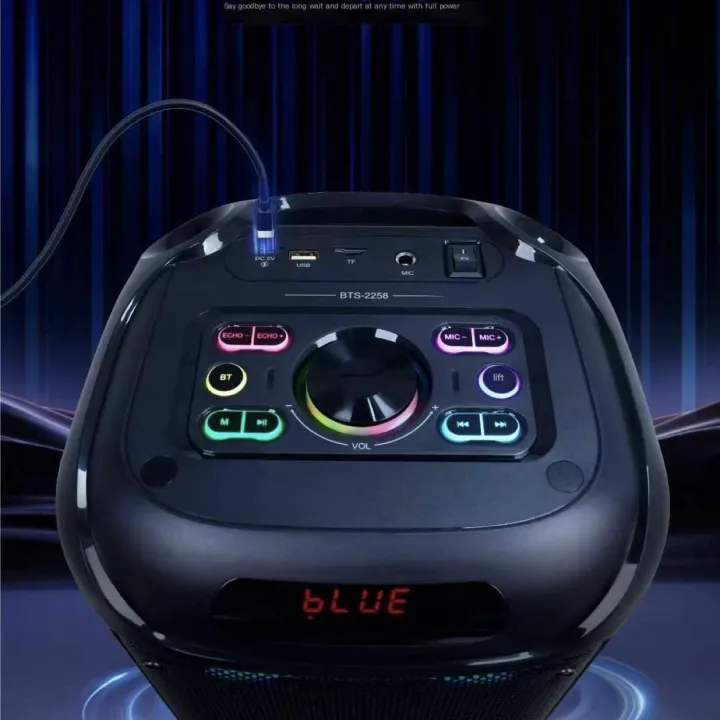 Brodu%20BTS-2258%20/%20BTS-2259%20Dual%206.5"%20Supper%20Bass%20Portable%20Wireless%20Bluetooth%20Speaker%20with%20Rechargable%20Wireless%20Mic%20RGB%20Light,%20FM%20Mic,%20FM,%20AUX,%20USB,%20SD%20Card,%20Karaoke%20Speaker%20with%20Dual%20Mic%20Buffel%20Subwoofer%20Music%20Player%20Party%20Box%20BTS%202258%20BTS%202259%20Partybox%20-%20Image%204