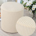 Stool Seat Cover Dust-proof Stretch Square/Round Footstool Protector Cover. 