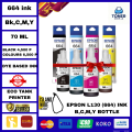 Epson 664 Black & Color Ink Bottle Combo – Genuine Original Refill – For L100 / L120 / L220 / L360 / L365 Printers. 