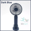 Portable USB Rechargeable Fan With Phone Holder. 