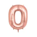 80CM / 32 inch Rose Gold foil Number BALLOONS, Birthday Party, Anniversary, Wedding Balloon, Party Items. 