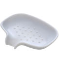 Japanese-style silicone soap box drain diversion type punch-free shelf toilet creative soap box. 