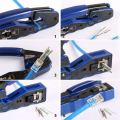 Network Lan Cable Tester RJ45 Crimp Tool Pass Through Modular CAT6 Cat5E Cat5 Crimping Kit 150PCS Through Connectors. 