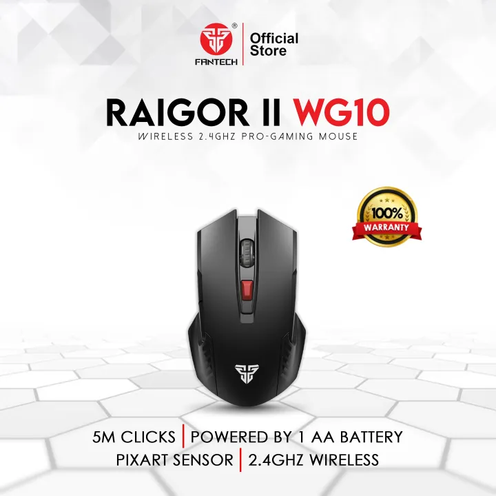 Fantech RAIGOR ll WG10 PRO-GAMING WIRELESS  MOUSE BLACK