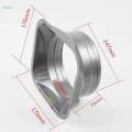 Air Vent Duct Connector Flange Straight Ventilation Pipe for Ventilation Metal Vent. 