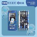 【HOT】 6 Pcs/Set 0.5Mm Kawaii Erasable Pens For Writing Notebooks Cartoon Cute Gel Pens Office Accessories School Supplies Stationery. 