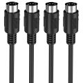 OYPFXMI 2-Pack 5-Pin DIN MIDI Cable, 3-Feet Male to Male 5-Pin MIDI Cable for MIDI Keyboard,Keyboard Synth,Rack Synth,Rack Synth. 