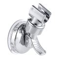 Adjustable Shower Head Holder Bathroom Chrome Wall Mount Strong Suction Handheld Shower Bracket. 