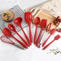 10Pcs Kitchen Cookware Set Nonstick Silicone Spatula Spoon Oil Brush BBQ Clip Heat Resistant Kitchen Utensils DIY Baking Tools. 