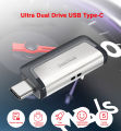 SanDisk OTG Type-C USB Flash Drive 64GB 128G 256GB Ultra Dual USB3.1 U Disk 2 IN 1 Pen Drive Stick 150MB/s for Smartphone Laptop. 
