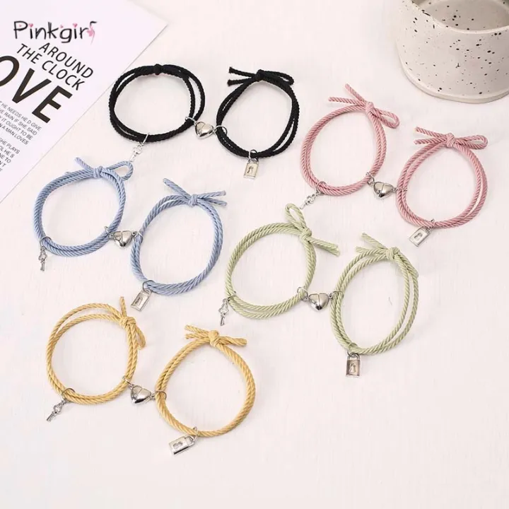 2Pcs%20Minimalist%20Key%20Lock%20Love%20Pendant%20Bracelets%20Couple%20Magnetic%20Bracelets%20for%20Lovers%20Jewelry%20Accessories%20-%20Image%208