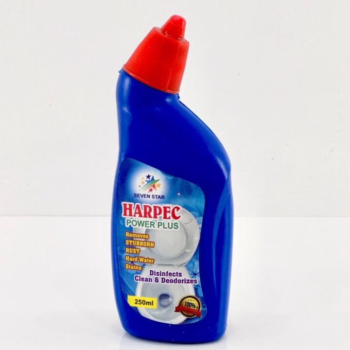 Seven Star Harpec Toilet Cleaner - 250ml / Premium Quality Toilet Bowl Cleaner Liquid with Power Plus 10/10 Stain Removal