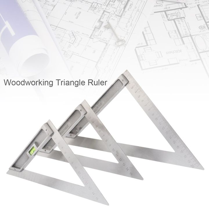 Triangle Angle Ruler Triangle Ruler Angle Square Ruler 90 Degrees Aluminium Alloy Level ...
