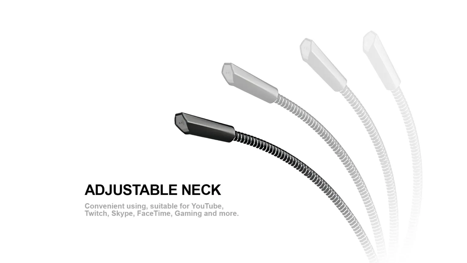 Adjustable Neck Gaming Microphone - Havit GK55