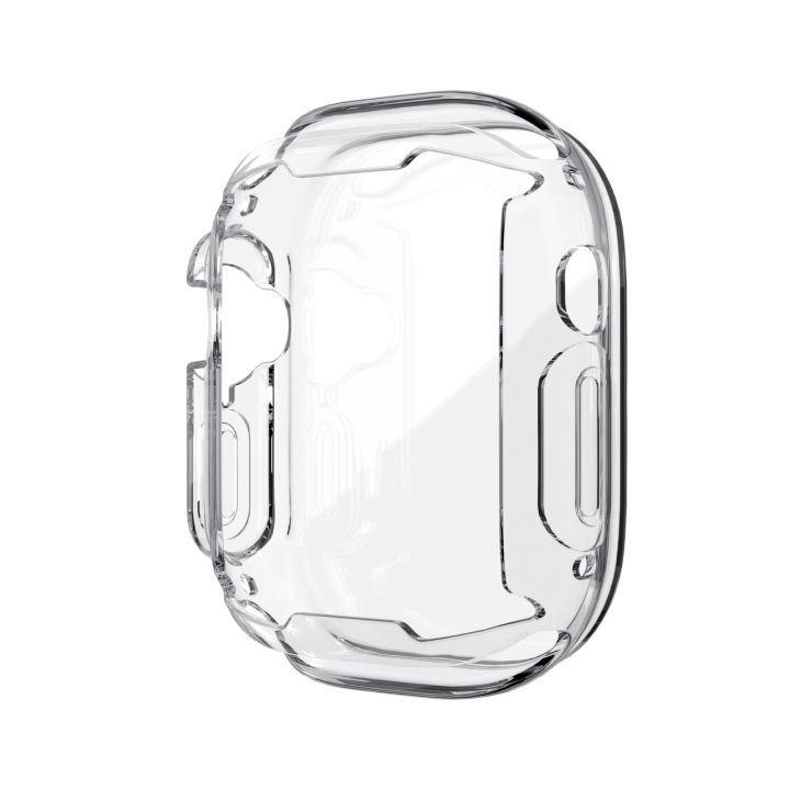 All-inclusive Transparent TPU Protective Case For Apple Watch Ultra 49mm / Apple Watch Ultra 2 49mm