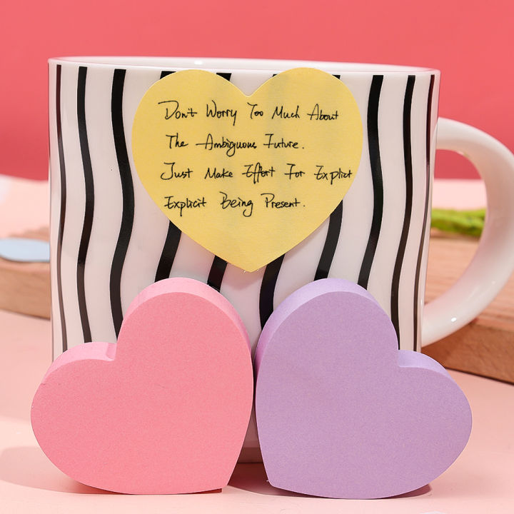 120%20Sheets%20Heart%20Sticky%20Notes%20Notepad%20Self%20Sticky%20Note%20Pads%20Notebook%20Planner%20Sticker%20For%20Office%20School%20Stationery%20Accessories%20-%20Image%205