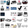 50pcs Funny Cartoon Software Engineer Stickers IT Programming Decals For Laptop Water Bottle Phone Geek Waterproof Graffiti. 