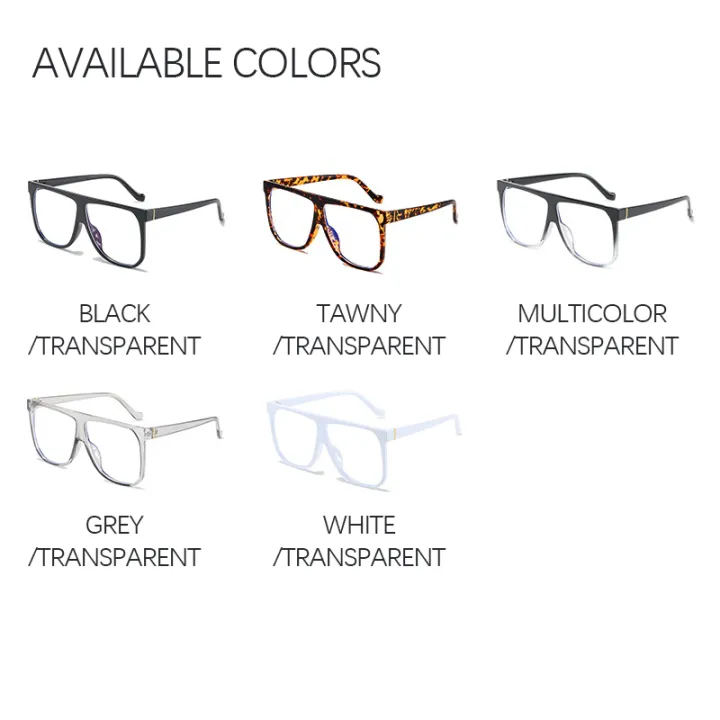 New%20Fashion%20Large%20Frame%20Sunglasses%20Multi-colored%20Large%20Rim%20Glasses%20Hundred%20Match%20Sunglasses%20Female%20-%20Image%204