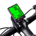 Mountain Road Bicycle Code Meter Large Screen English Waterproof Luminous Speedometer Speedometer. 