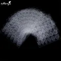 Monja 10Pcs Nail Art Transparent Double Side Adhesive Tapes Sticker Multi-Size False Nail Tips Manicure Decorations. 