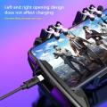 For PUBG Mobile Joystick Controller L1R1 Trigger Gamepad for COD iOS Android Six 6 Finger Mobile Gamepad Cooling Fan. 
